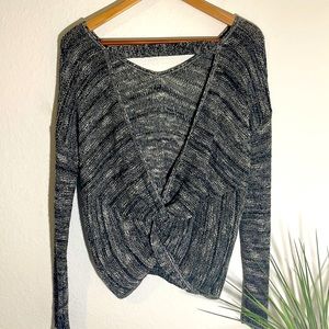 Express sweater open back